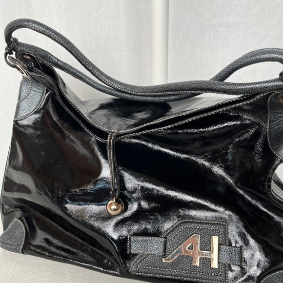 Anya Hindmarch giant tote/shoulder bag/shopper, patent leather, EUC. - Picture 5 of 16